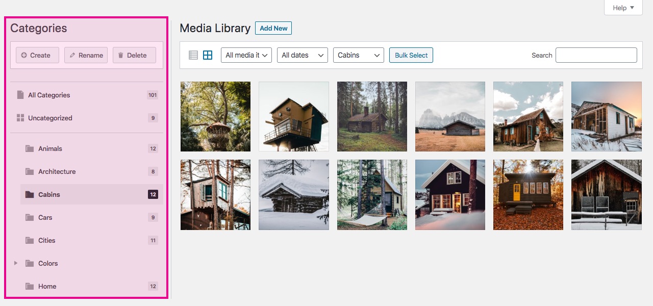 Create & Manage Unlimited Folders